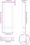 vidaXL - Salontafelpoten - 2 - st - 38x(72-73) - cm - staal - naturel