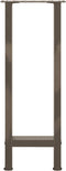 vidaXL - Salontafelpoten - 2 - st - 38x(72-73) - cm - staal - naturel