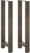 vidaXL - Salontafelpoten - 2 - st - 40x(100-101) - cm - staal - naturel