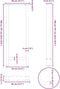 vidaXL - Salontafelpoten - 2 - st - 40x(100-101) - cm - staal - zwart