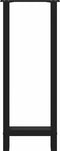 vidaXL - Salontafelpoten - 2 - st - 40x(100-101) - cm - staal - zwart
