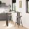 vidaXL - Salontafelpoten - 2 - st - 40x(110-111) - cm - staal - antraciet