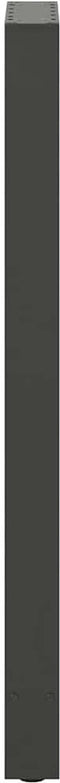 vidaXL - Salontafelpoten - 2 - st - 40x(110-111) - cm - staal - antraciet