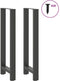 vidaXL - Salontafelpoten - 2 - st - 40x(110-111) - cm - staal - antraciet
