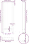 vidaXL - Salontafelpoten - 2 - st - 40x(110-111) - cm - staal - zwart