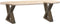 vidaXL - Salontafelpoten - 2 - st - 40x(30-31,3) - cm - staal - naturel