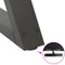 vidaXL - Salontafelpoten - 2 - st - 40x(30-31,3) - cm - staal - antraciet