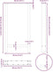 vidaXL - Salontafelpoten - 2 - st - 40x(90-91) - cm - staal - naturel