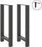 vidaXL - Salontafelpoten - 2 - st - 40x(90-91) - cm - staal - antraciet