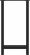 vidaXL - Salontafelpoten - 2 - st - 40x(90-91) - cm - staal - zwart