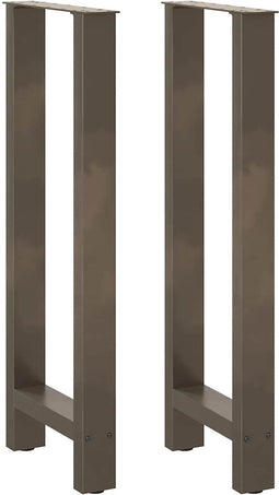 vidaXL - Salontafelpoten - 2 - st - 50x(100-101) - cm - staal - naturel