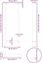 vidaXL - Salontafelpoten - 2 - st - 50x(100-101) - cm - staal - zwart