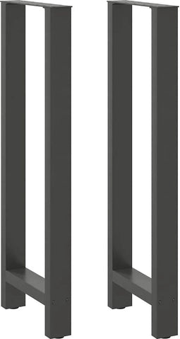 vidaXL - Salontafelpoten - 2 - st - 50x(110-111) - cm - staal - antraciet