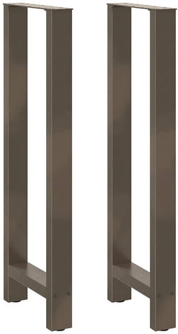 vidaXL - Salontafelpoten - 2 - st - 50x(110-111) - cm - staal - naturel