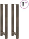 vidaXL - Salontafelpoten - 2 - st - 50x(110-111) - cm - staal - naturel