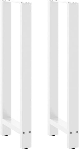 vidaXL - Salontafelpoten - 2 - st - 50x(110-111) - cm - staal - wit