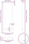 vidaXL - Salontafelpoten - 2 - st - 50x(110-111) - cm - staal - zwart