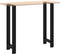 vidaXL - Salontafelpoten - 2 - st - 50x(110-111) - cm - staal - zwart