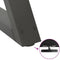 vidaXL - Salontafelpoten - 2 - st - 50x(30-31,3) - cm - staal - antraciet