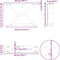 vidaXL - Salontafelpoten - 2 - st - 50x(30-31,3) - cm - staal - wit