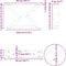 vidaXL - Salontafelpoten - 2 - st - 50x(30-31,3) - cm - staal - zwart