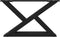 vidaXL - Salontafelpoten - 2 - st - 50x(30-31,3) - cm - staal - zwart