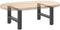 vidaXL - Salontafelpoten - 2 - st - 50x(30-31) - cm - staal - antracietkleurig