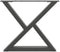 vidaXL - Salontafelpoten - 2 - st - 50x(42-43,3) - cm - staal - antraciet