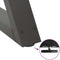 vidaXL - Salontafelpoten - 2 - st - 50x(42-43,3) - cm - staal - antraciet
