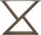 vidaXL - Salontafelpoten - 2 - st - 50x(42-43,3) - cm - staal - naturel
