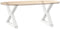vidaXL - Salontafelpoten - 2 - st - 50x(42-43,3) - cm - staal - wit