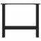 vidaXL - Salontafelpoten - 2 - st - 50x(42-43) - cm - staal - zwart