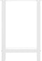 vidaXL - Salontafelpoten - 2 - st - 50x(72-73) - cm - staal - wit