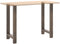 vidaXL - Salontafelpoten - 2 - st - 50x(90-91) - cm - staal - naturel