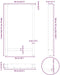 vidaXL - Salontafelpoten - 2 - st - 60x(100-101) - cm - staal - naturel