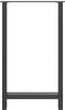 vidaXL - Salontafelpoten - 2 - st - 60x(100-101) - cm - staal - antraciet