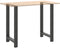 vidaXL - Salontafelpoten - 2 - st - 60x(100-101) - cm - staal - antraciet