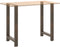 vidaXL - Salontafelpoten - 2 - st - 60x(100-101) - cm - staal - naturel