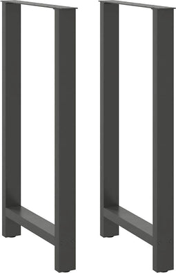 vidaXL - Salontafelpoten - 2 - st - 60x(110-111) - cm - staal - antraciet