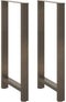 vidaXL - Salontafelpoten - 2 - st - 60x(110-111) - cm - staal - naturel