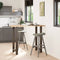 vidaXL - Salontafelpoten - 2 - st - 60x(110-111) - cm - staal - naturel