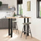 vidaXL - Salontafelpoten - 2 - st - 60x(110-111) - cm - staal - zwart