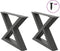 vidaXL - Salontafelpoten - 2 - st - 60x(30-31,3) - cm - staal - antraciet
