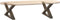 vidaXL - Salontafelpoten - 2 - st - 60x(30-31,3) - cm - staal - naturel