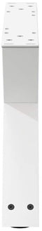 vidaXL - Salontafelpoten - 2 - st - 60x(30-31,3) - cm - staal - wit