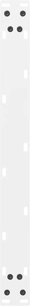 vidaXL - Salontafelpoten - 2 - st - 60x(30-31) - cm - staal - wit