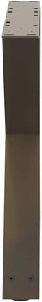vidaXL - Salontafelpoten - 2 - st - 60x(42-43,3) - cm - staal - naturel