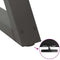 vidaXL - Salontafelpoten - 2 - st - 60x(42-43,3) - cm - staal - antraciet