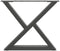 vidaXL - Salontafelpoten - 2 - st - 60x(42-43,3) - cm - staal - antraciet