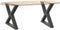 vidaXL - Salontafelpoten - 2 - st - 60x(42-43,3) - cm - staal - antraciet